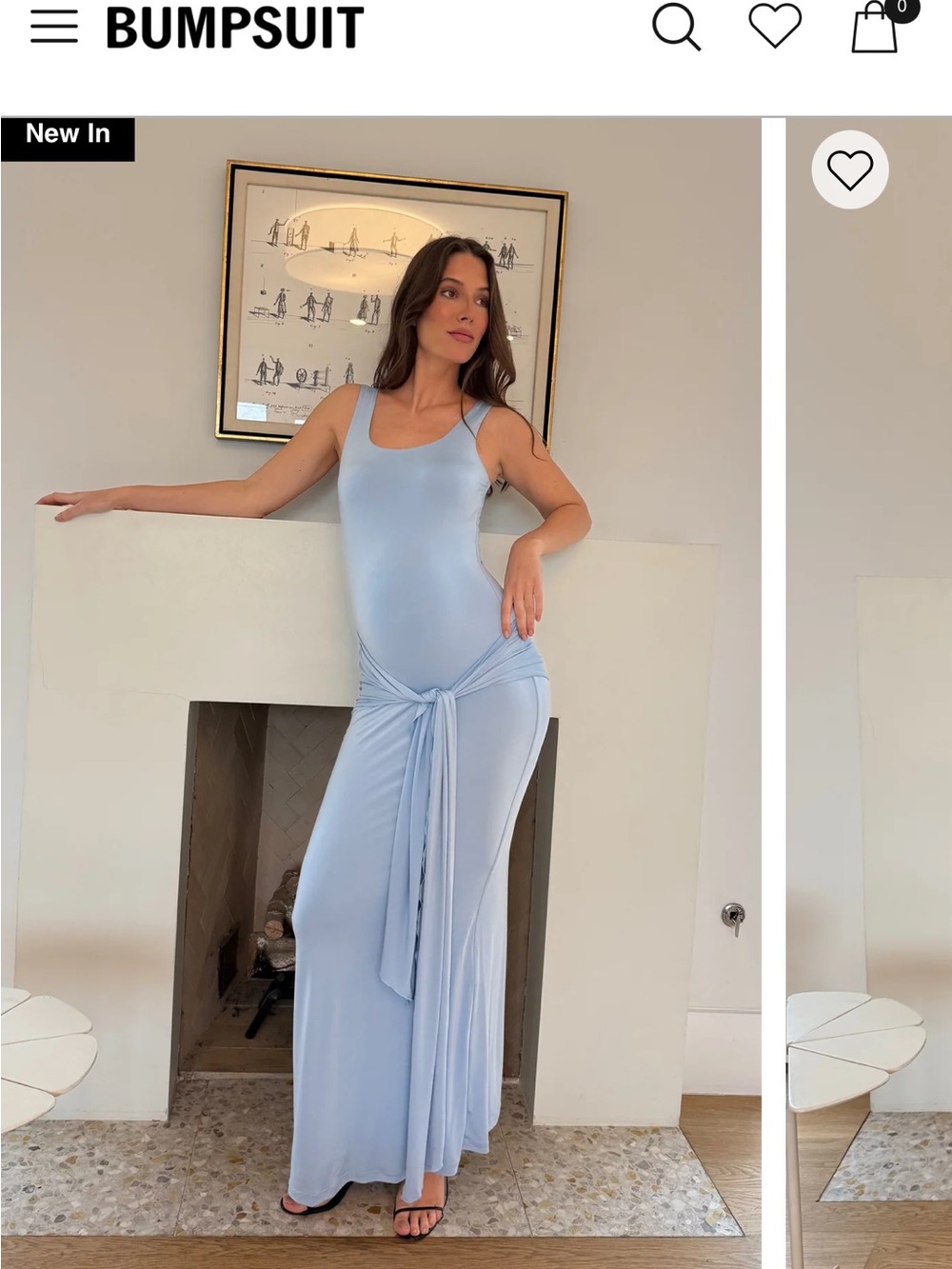 Bumpsuit Blue Solene Dress